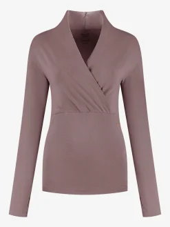 Best URBANG01 Urban Goddess Ishtar Long Sleeve Yoga Top - Fireclay