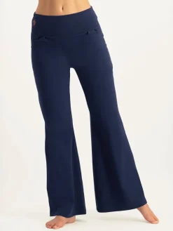 Sale URBANG01 Urban Goddess Maeve Wide Leg Yoga Pants - Midnight
