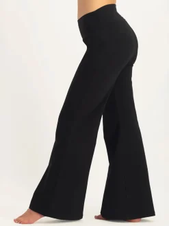 Sale URBANG01 Urban Goddess Maeve Wide Leg Yoga Pants - Onyx Black