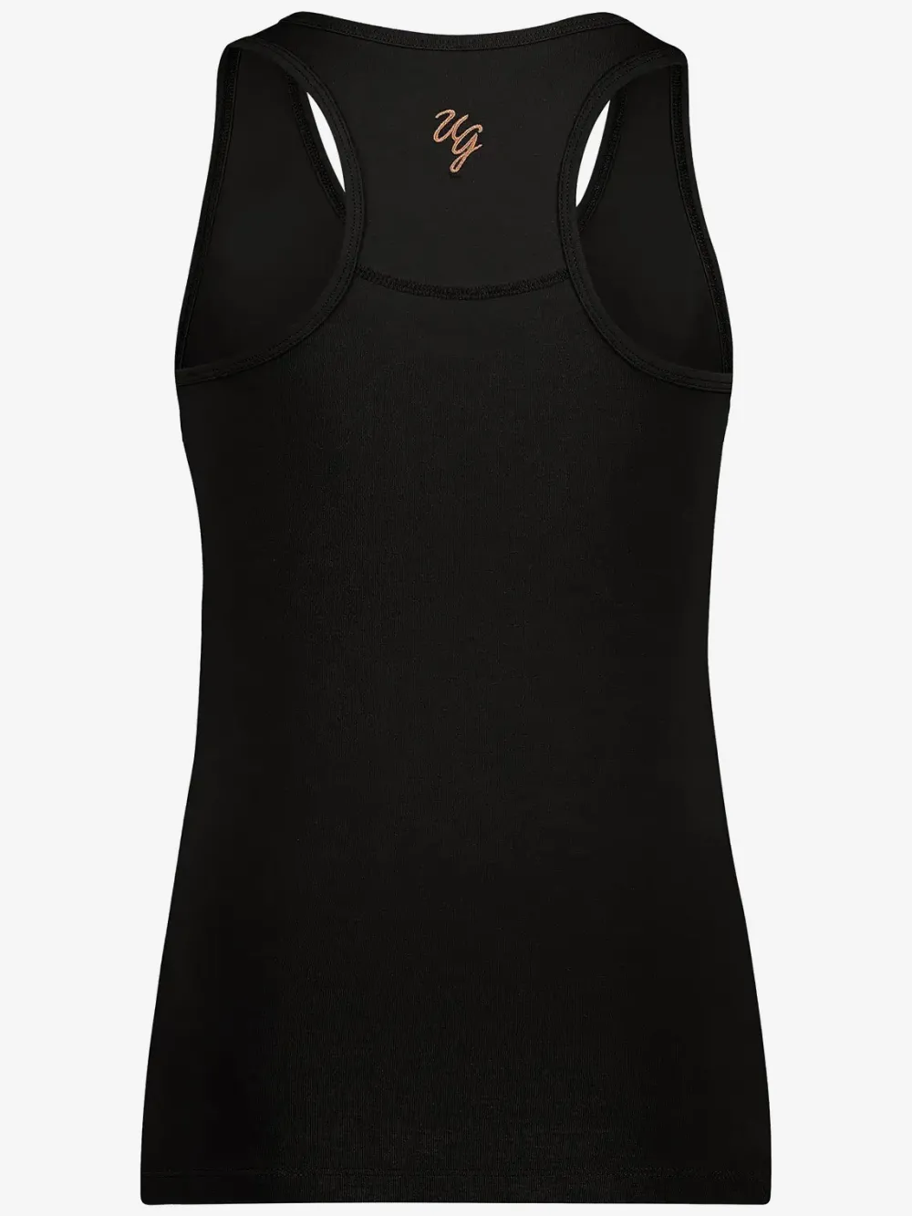 Discount URBANG01 Urban Goddess OM Core Yoga Tank - Onyx Black