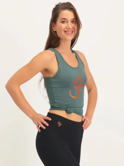 URBANG01 Urban Goddess OM Core Yoga Tank - Forest