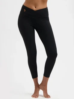 Discount URBANG01 Urban Goddess Sati 7/8 Yoga Leggings - Onyx Black