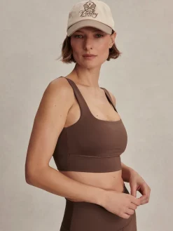 Outlet VARLEY01 Varley Assure Cori Bra - Coffee Quartz