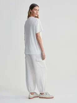 Discount VARLEY01 Varley Leighton Boyfriend Tee - White