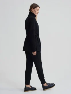 New VARLEY01 Varley Palen Longline Zip Through - Black