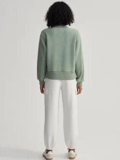 Hot VARLEY01 Varley Roselle Half Zip Fleece - Lily Pad