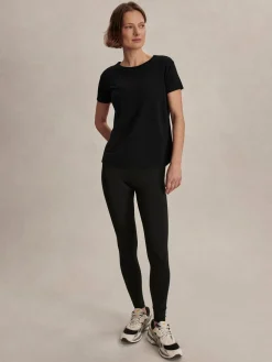 Best VARLEY01 Varley Saskia Seamless Longline Tee - Black