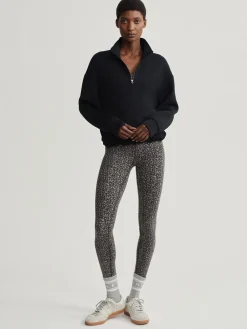 New VARLEY01 Varley Sian Cropped Half Zip Midlayer - Black