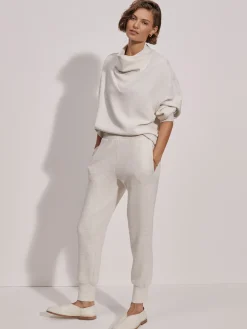Sale VARLEY01 Varley The Slim Cuff Pant 25 - Ivory Marl