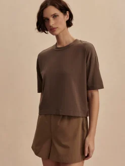 Sale VARLEY01 Varley Venice Easy Tee - Chocolate Chip