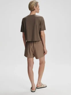 Sale VARLEY01 Varley Venice Easy Tee - Chocolate Chip