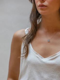 Discount WANDER01 Wanderlust Life Fine Cord Necklace - Aquamarine