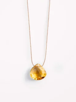 Discount WANDER01 Wanderlust Life Fine Cord Necklace - Citrine