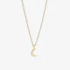WANDER01 Wanderlust Life Gold Chain Pendant Necklace - Petite Luna