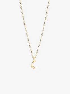 WANDER01 Wanderlust Life Gold Chain Pendant Necklace - Petite Luna