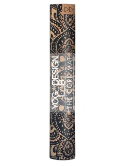 Discount YDLAB01 Yoga Design Lab Cork Mat 3.5mm - Mandala Black