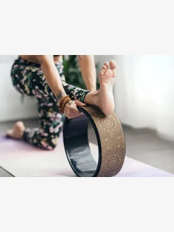 Clearance YDLAB01 Yoga Design Lab Yoga Wheel - Mandala Black