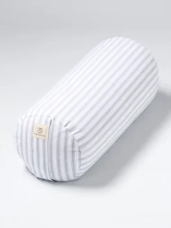 Best LOYALE01 Yogamatters Buckwheat Bolster - Grey Ice Stripe