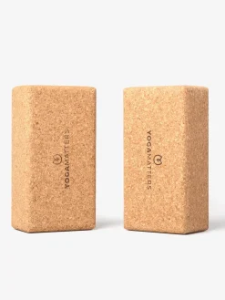 Online Yogamatters Cork Brick Pair