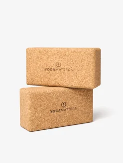 Online Yogamatters Cork Brick Pair