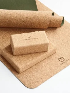 Discount DIVER01 Yogamatters Eco Cork Yoga Mat - Green
