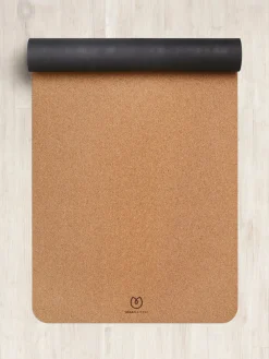 Discount DIVER01 Yogamatters Eco Cork Yoga Mat - Black
