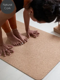 Hot FUHENG01 Yogamatters Eco Cork Yoga Mat - Black - Box of 6