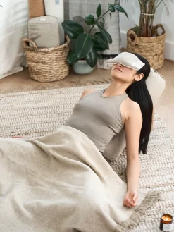 Clearance LOYALE01 Yogamatters Hemp & Organic Cotton Yoga Blanket - Natural