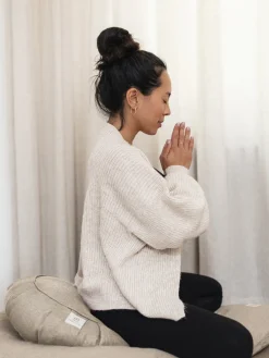 Outlet LOYALE01 Yogamatters Hemp Buckwheat Zafu Meditation Cushion - Natural - Box of 5
