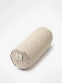 New LOYALE01 Yogamatters Hemp Mini Buckwheat Bolster - Natural