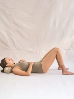 New LOYALE01 Yogamatters Hemp Mini Buckwheat Bolster - Natural