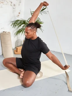 New LOYALE01 Yogamatters Hemp Yoga Belt - Natural