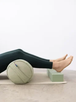 Sale LOYALE01 Yogamatters Organic Cotton Chambray Buckwheat Bolster