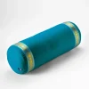 Discount LOYALE01 Yogamatters Organic Cotton Gold Trim Bolster - Ocean Green