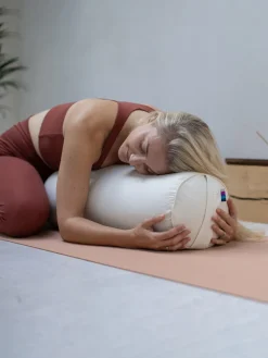 Best LOYALE01 Yogamatters Organic Cotton Chambray Buckwheat Bolster - Box of 4