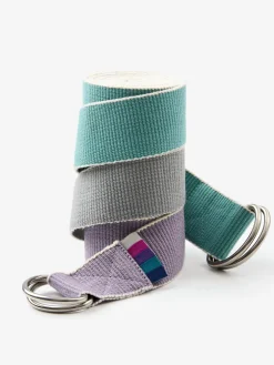 Clearance LOYALE01 Yogamatters Organic Cotton Chambray D-ring Yoga Belt