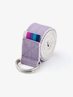 Clearance LOYALE01 Yogamatters Organic Cotton Chambray D-ring Yoga Belt