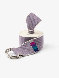 Clearance LOYALE01 Yogamatters Organic Cotton Chambray D-ring Yoga Belt
