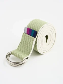 Clearance LOYALE01 Yogamatters Organic Cotton Chambray D-ring Yoga Belt