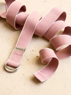 Clearance LOYALE01 Yogamatters Organic Cotton Chambray D-ring Yoga Belt