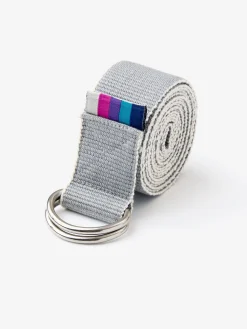 Clearance LOYALE01 Yogamatters Organic Cotton Chambray D-ring Yoga Belt