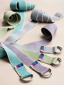 Clearance LOYALE01 Yogamatters Organic Cotton Chambray D-ring Yoga Belt - Pack of 20