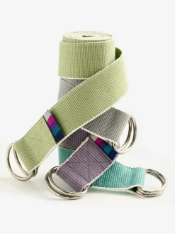 Clearance LOYALE01 Yogamatters Organic Cotton Chambray D-ring Yoga Belt - Pack of 20