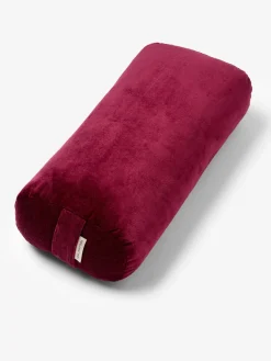 LOYALE01 Yogamatters Velvet Small Rectangular Buckwheat Bolster